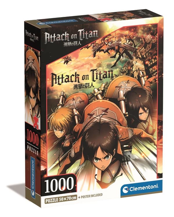 Clementoni 1000 st CB High Quality Collection Attack on Titans