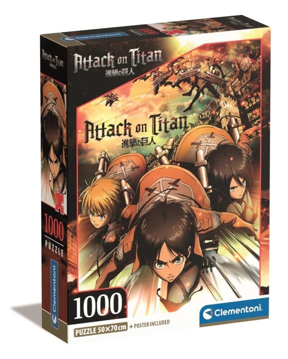 Clementoni 1000 st CB High Quality Collection Attack on Titans