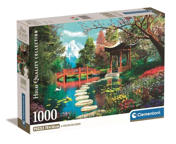 Clementoni 1000 stk CB Collection Fuji Garden af høj kvalitet