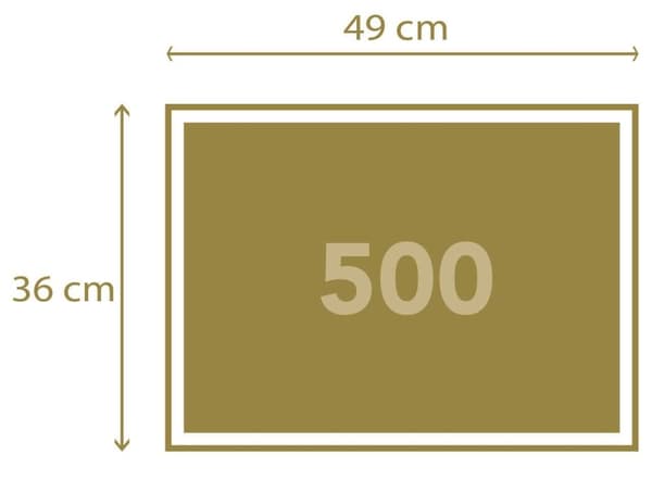 Clementoni 500 stk CB-kollektion af høj kvalitet tæt sammen