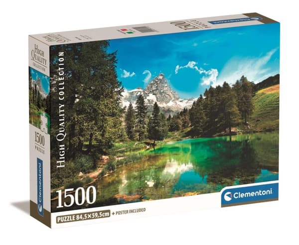 Clementoni 1500 stk CB Collection Blue Lake af høj kvalitet