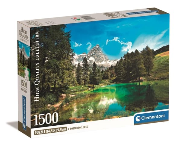 Clementoni 1500 stk CB Collection Blue Lake af høj kvalitet