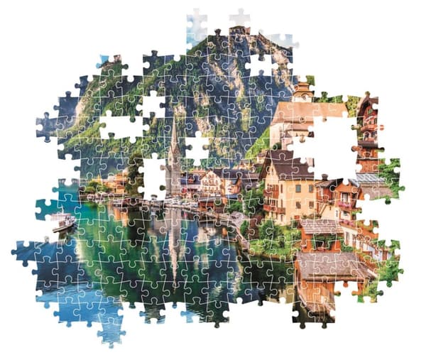 Clementoni 1500 stk CB Collection Hallstatt av høy kvalitet