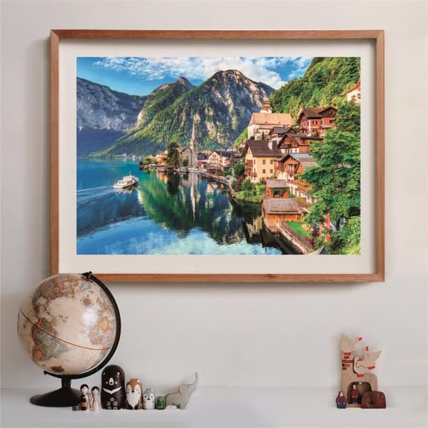 Clementoni 1500 stk CB Collection Hallstatt av høy kvalitet