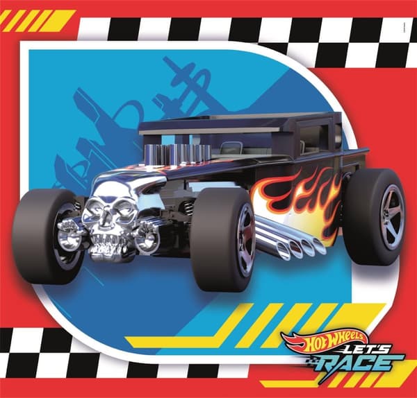 Clementoni 3x48 brikker Puslespil Børn Hotwheels