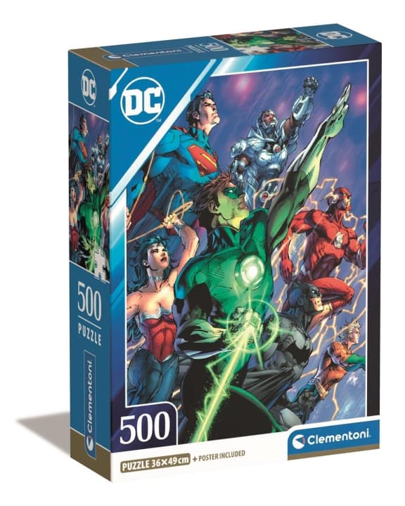 Clementoni 500 stk CB Collection DC Comics i høj kvalitet (2)
