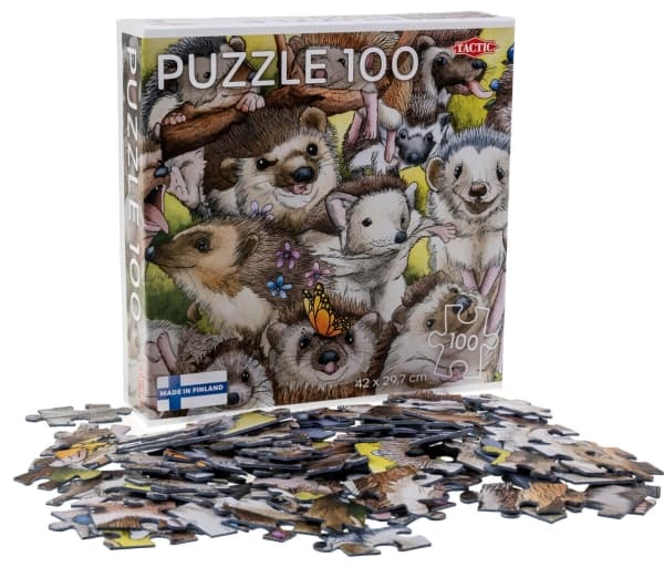 Tactic Puzzle Lovers Hedgehogs 100 pcs puzzle