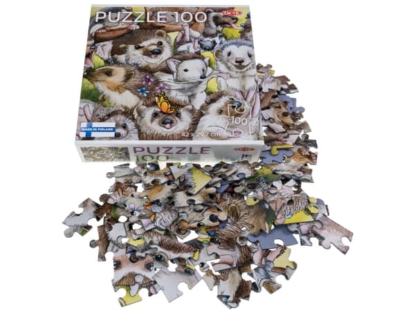 Tactic Puzzle Lovers Hedgehogs 100 pcs puzzle