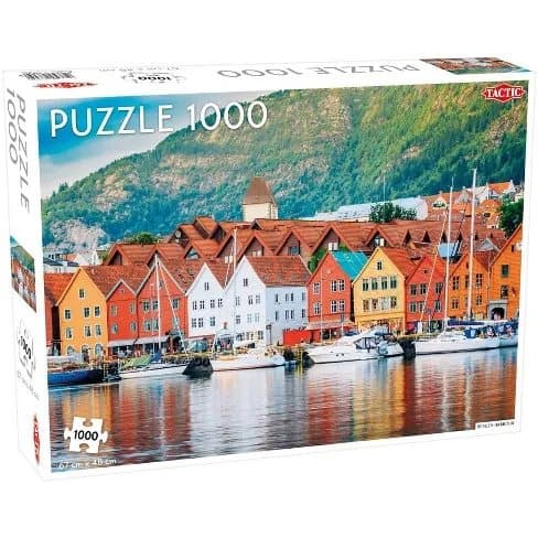 Tactic Puzzle Lovers Bergen Harbour 1000 pcs puzzle