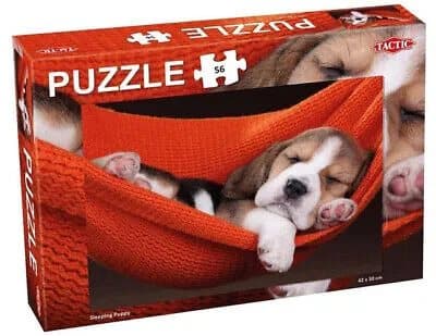 Tactic Puzzle Lovers Sleeping Puppy 56 pcs puzzle