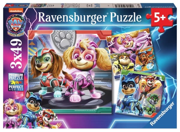 Ravensburger Paw Patrol The Mighty Movie 3x49p - (10105708)