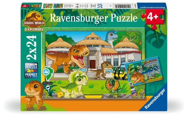 Ravensburger Puslespill Jurassic World Explorers 3x49p (12001057)
