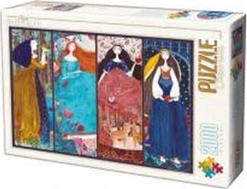 D-Toys Puzzle 2000 Andrea Kurti, Neljä prinsessaa