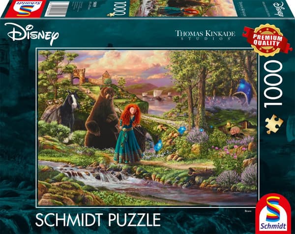 Pussel Disney Brave Merida 1000 bitar, Schmidt