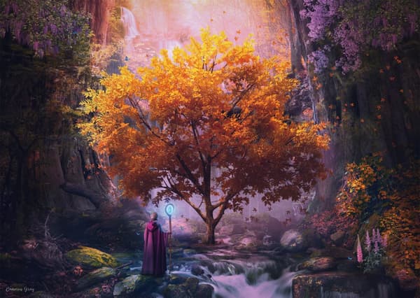 Pussel Enchanted forest 1000 bitar, Schmidt