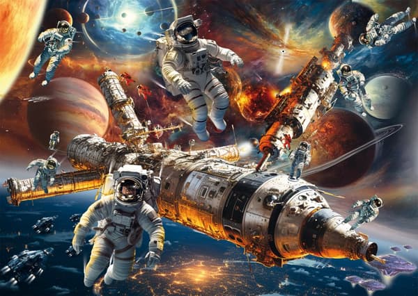 Pussel Galactic magic Weightless in space 1000 bitar, Schmidt