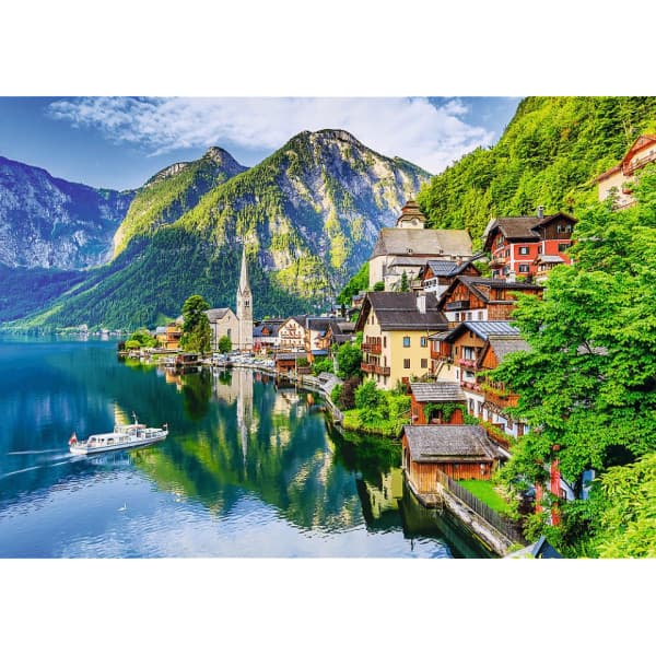 Trefl Puzzle 1000 – Hallstatt, Østrig puslespil, 1000 brikker