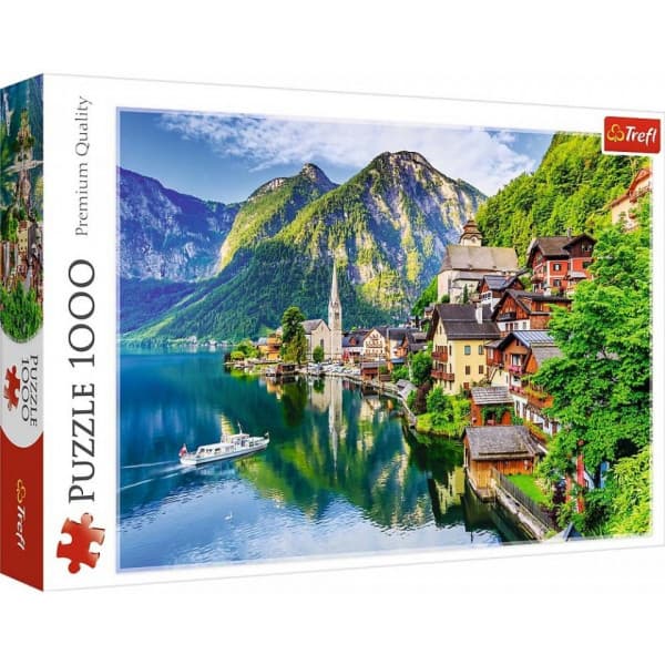 Trefl Puzzle 1000 – Hallstatt, Østrig puslespil, 1000 brikker