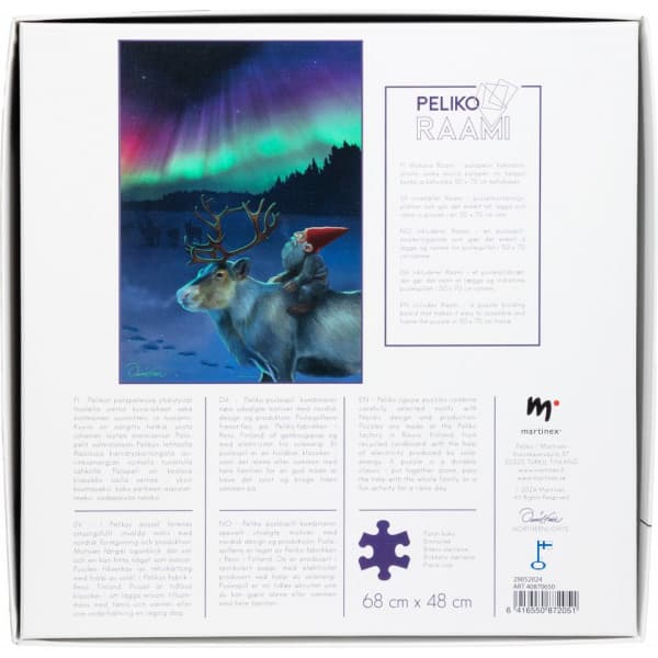 Daniel Falck Revontulet -puzzle, 1000 brikker