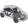 Miniatyrbild 4 av 5: Byggsats Baby Born Fiat 500