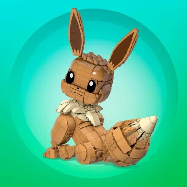 Konstruktionsspil Pokémon Pokemon Eevee Giant Multifarvet