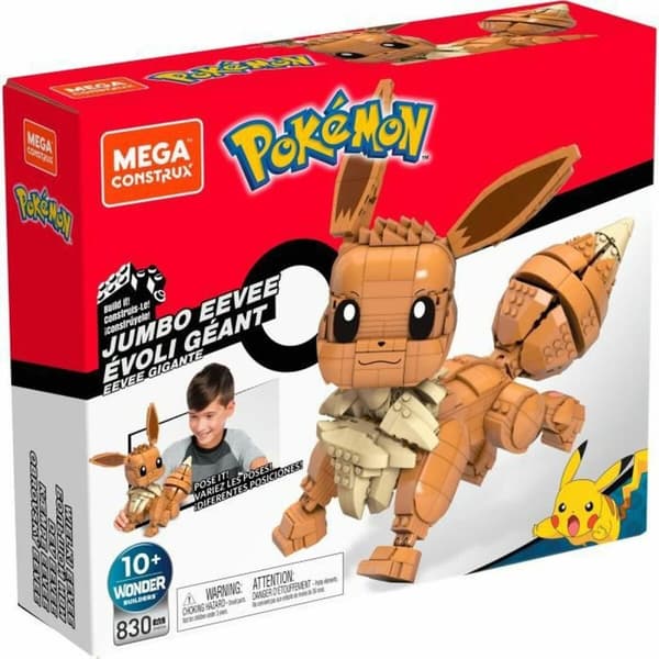Konstruktionsspil Pokémon Pokemon Eevee Giant Multifarvet