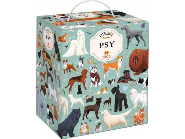 Czuczu Puzzlove CzuCzu Psy 1000el perheen palapeli