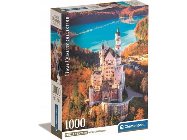 Clementoni palapeli 1000 palaa Compact Neuschwanstein