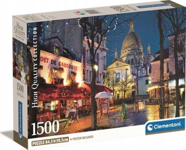 Clementoni High Quality Collection Paris Montmartre, 1500 stykker, Landskap, 18 år