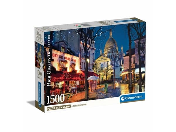 Clementoni High Quality Collection Paris Montmartre, 1500 stykker, Landskap, 18 år