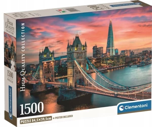 Clementoni High Quality Collection London Twilight, 1500 stykker, Landskap, 18 år