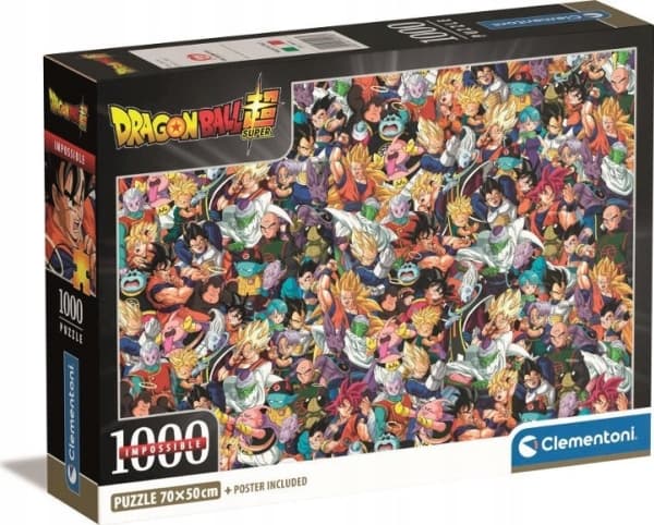 Clementoni Impossible Dragon Ball, 1000 pc(s), Cartoons, 18 yr(s)