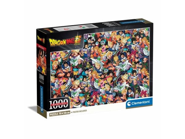 Clementoni Impossible Dragon Ball, 1000 pc(s), Cartoons, 18 yr(s)