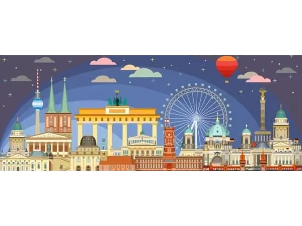 Ravensburger 12000449, 1000 stykker, By, 14 år