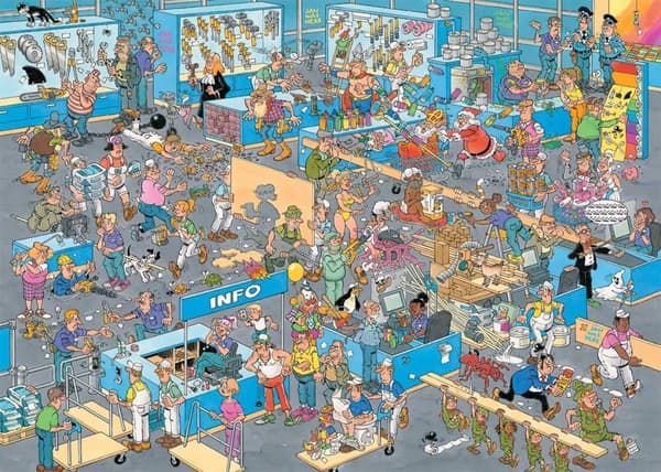 Jan Van Haasteren How not to DIY Pussel 2x1000 bitar