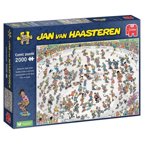 Jan Van Haasteren Riding the Skate Bowl Pussel 2000 bitar