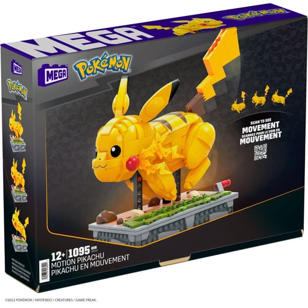 Konstruktionssats Pokémon Mega Construx - Motion Pikachu 1095 Delar