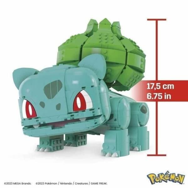 Konstruktionssats Pokémon Mega Construx - Jumbo Bulbasaur 789 Delar