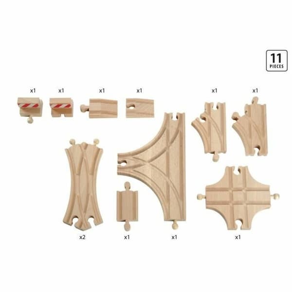 Konstruktionsbana Ravensburger Brio World Brun