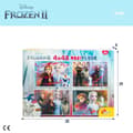 Miniatyrbild 7 av 7: Barnpussel Frozen Dubbelsidig 4-i-1 48 Delar 35 x 1,5 x 25 cm (6 antal)