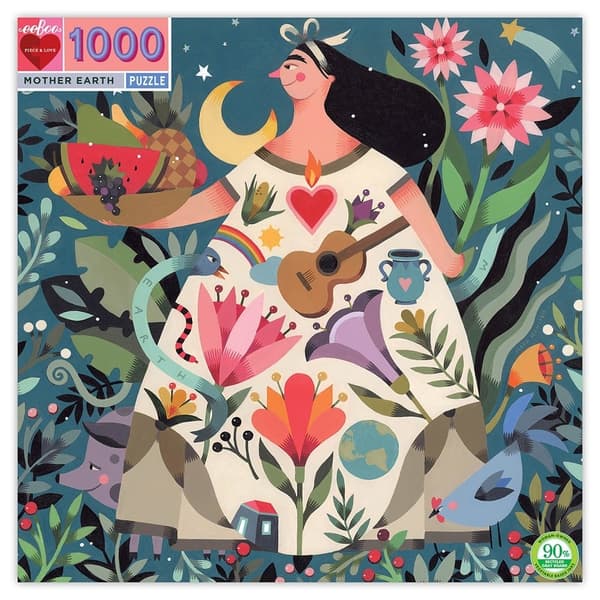 eeBoo Pussel - Moder Jord, 1000 bitar (EPZTMOE)