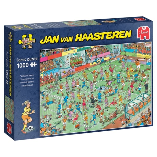 Jan van Haasteren Fodbold for kvinder (1000 brikker) (1119801840)