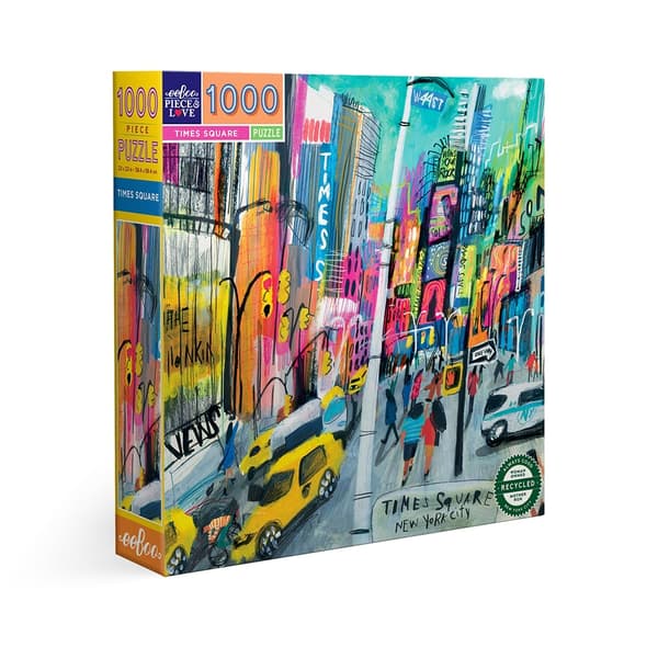 eeBoo Puslespil 1000 brikker - Times Square - (EPZTTMS)
