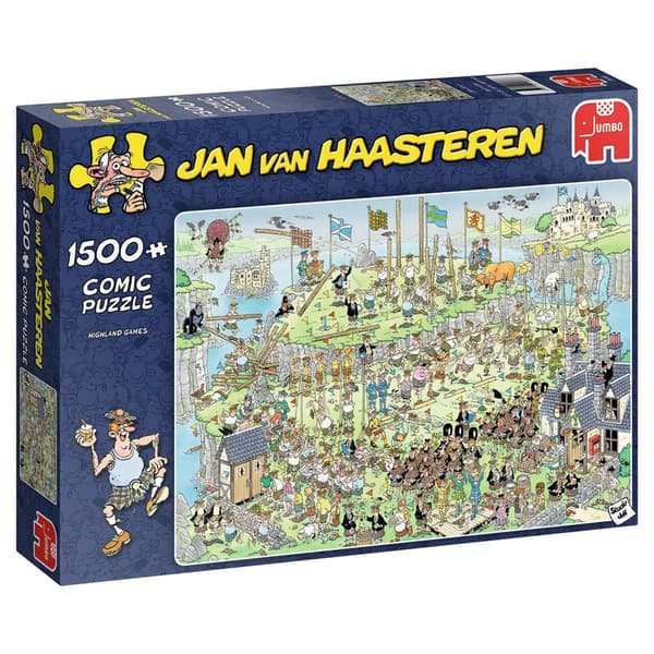 Jan van Haasteren Highland games, puslespill med 1500 brikker (19088)