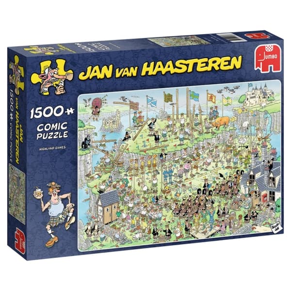 Jan van Haasteren Highland games, puslespil med 1500 brikker (19088)