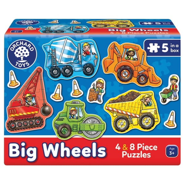 Orchard Toys Big Wheels puslespill (600201)