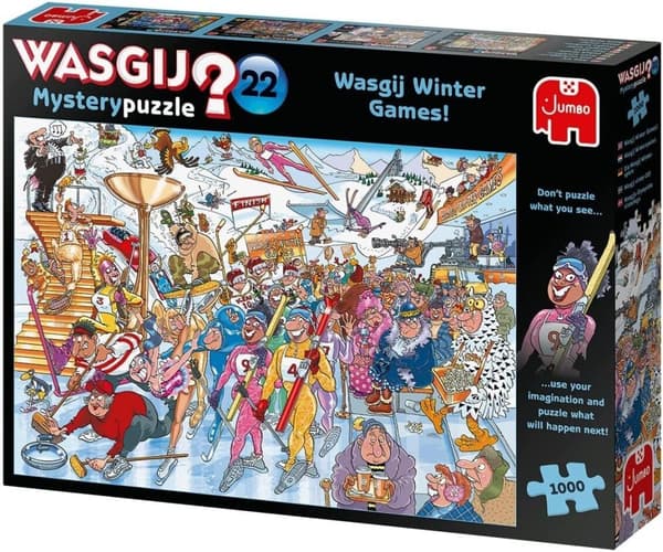 Wasgij Destiny 22 Winter Games! Mystery Puzzle 1000 Bits