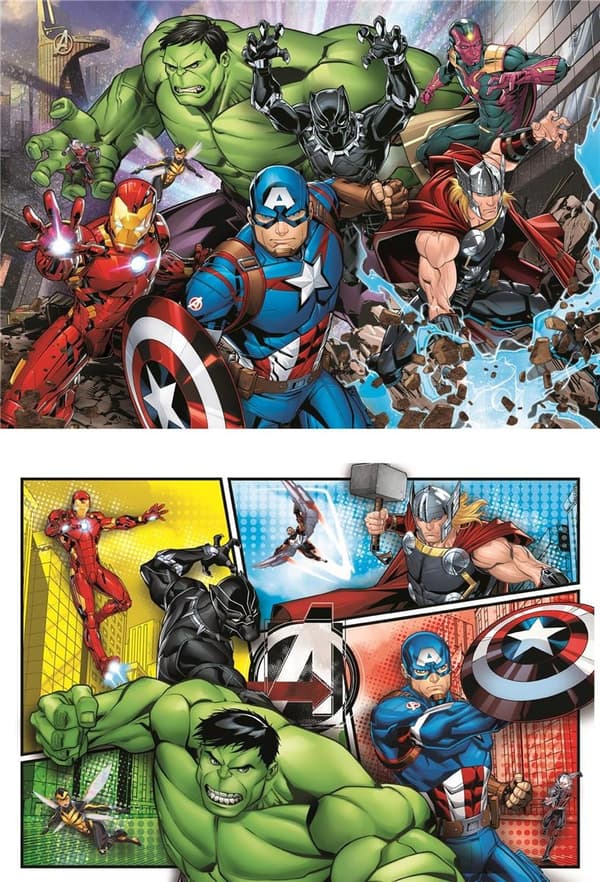 Clementoni 2x60 puslespil til børn Avengers