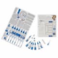 Miniatyrbillede 2 af 6: Konstruktionsspil Star Wars R2-D2 201 Dele 19 x 18,6 x 28 cm Hvid Multifarvet