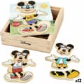 Miniatyrbillede 1 af 7: Børne Puslespil af Træ Disney + 2 år (12 enheder)